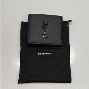 Saint Laurent Black Card Holder - Authentic